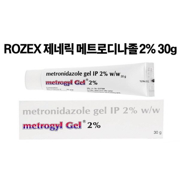 로젝스 제네릭 연고 메트로디나졸 2% 30g 3통