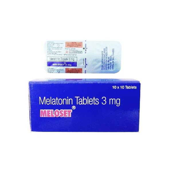 수면유도제 멜라토닌 3mg meloset 100정